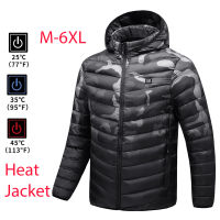 Men Waterproof Heated Jacket USB Winter Outdoor Electric Heating Jacket Warm Sprot Thermal Coat Clothing Heatable Cotton Jackets