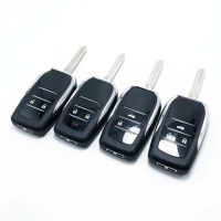 ใหม่ REMOTE Car Key Case สำหรับ Toyota Camry 40 Corolla Scion RAV4 avlon Reiz 4Runner avlo 3ปุ่มดัดแปลง foldding Key SHELL