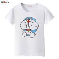 2021 Doraemon Tเสื้อผู้หญิงความฝันในวัยเด็กน่ารักการ์ตูนเสื้อยี่ห้อคุณภาพดีสบายๆเสื้อลำลอง