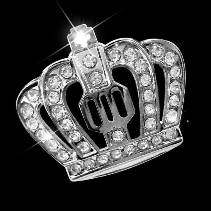 diamond-crown-หมอนรองศีรษะในรถยนต์หมอนรองคอในรถยนต์-pu-leather-car-interior