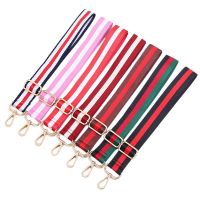 【HOT】✜✎▨ 3.8cm wide stripe tape fabric bag strap belt nylon Shoulder handle accessories adjustable 70 140