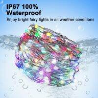 Fairy String Light USB 10m 5m Remote Control 12Color 18Key Garland Lamp Christmas Decoration Outdoor Lighting