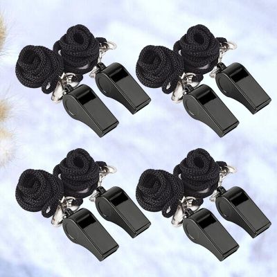 8 Pcs Outdoor Product Survival Supplies Whistle Emergency Safety Metal Life-saving Survival kits