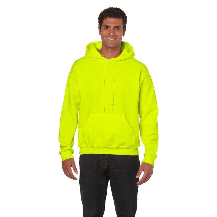Gildan Heavy Blend Adult Hooded Sweatshirt (Safety Green) | Lazada PH