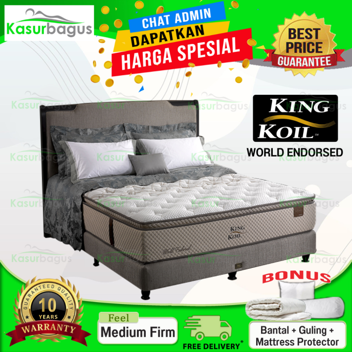 New King Koil Kasur New World Endorsed Full Set 160 180 200 100 120 Lazada Indonesia