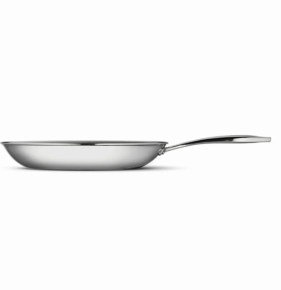 Tramontina Set of 2 Silvertone Aluminum Frying Pans (8 and 10 in