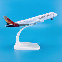 ขายร้อนสังกะสี Ally วัสดุ1:235 16ซม. เครื่องบินรุ่น aircrafts airbus A320-200 Asiana Airlines เครื่องบิน mo