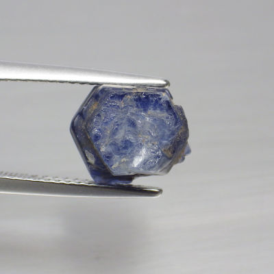 พลอย ก้อน แซฟไฟร์ บางกะจะ ดิบ แท้ ธรรมชาติ ( Unheated Natural Sapphire ) หนัก 6.44 กะรัต