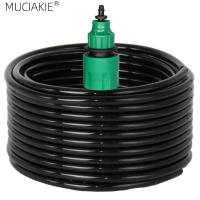 10/20/25/40 Meter 4/7mm Garden Water Hose with Quick Connector Micro Drip Misting Irrigation Tubing Pipe PVC Hose 1/4 New Hose