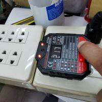 เครื่องทดสอบเต้ารับ Socket Tester ว่าต่อสายได้ถูกต้องหรือไม่HT106Bสามารถวัดค่า Voltได้ด้วยของแท้ สามารถออกใบกำกับภาษีได้