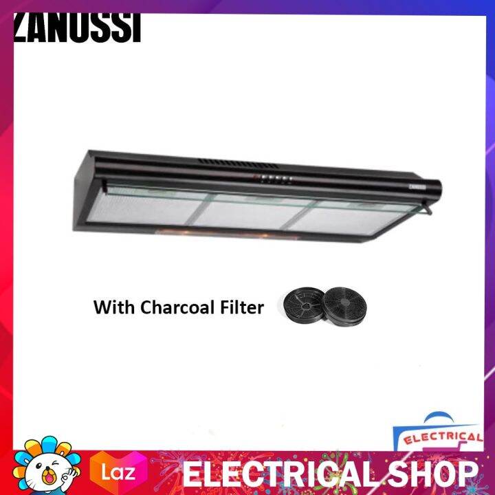 Zanussi Hood ZHT962K Cooker Hood (Charcoal Filter) Lazada