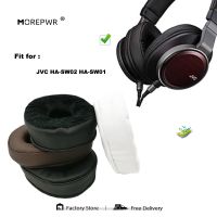 JVC ปลอกหูฟังที่ปิดหูกันหนาวผ้ากำมะหยี่ชิ้นส่วนชุดหูฟัง HA-SW01 HA-SW02จุกหูฟังสำหรับ