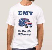 เสื้อยืดดาวแห่งชีวิตใหม่ของขวัญรถพยาบาล EMT ผ้าฝ้ายท็อปส์ซูคอรอบฤดูร้อนเสื้อยืดตลกมีตราสินค้าผู้ชายใส่ได้ทุกเพศสไตล์ป๊อป Xs-3xl