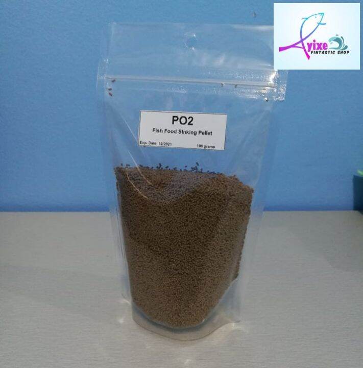 PO2 Fish Food Sinking Pellets 100g Lazada PH