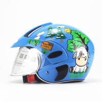 helmet Cross-border Foreign Trade Edition Four Seasons Personality Childrens Helmet Bike Half Helmet ชายหญิงเด็ก Harley Cartoon Helmet