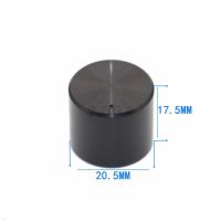 10 Piece 20.5 x 17mm plastic black knob flower shaft 6mm potentiometer adjustment knob cap speaker sound adjustment knob