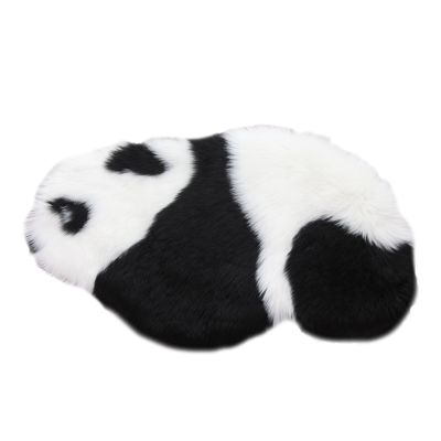 Fluffy Floor Carpets Plush Thick Panda Carpet For Living Room Bedroom Window Home Decoration Soft Fur Mat Sofa Cushion