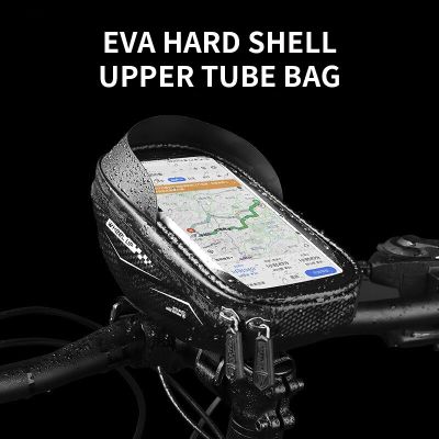 WHEEL UP Phone Bag Bike Bicycle Strong Rainproof TPU Touch Screen Cell Phone Holder Bicycle Handlebar Bags MTB Frame Pouch Bag