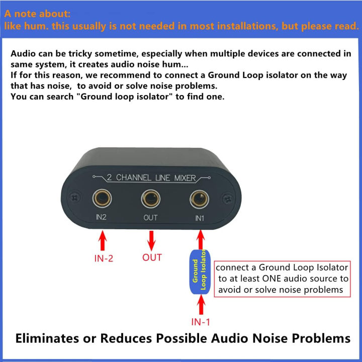 tenealay-2-way-audio-mixer-3-5mm-un-powered-mixer-2-to-1-stereo-aux-3-5mm-line-levels-control-box-mini-passive-mixer-x21