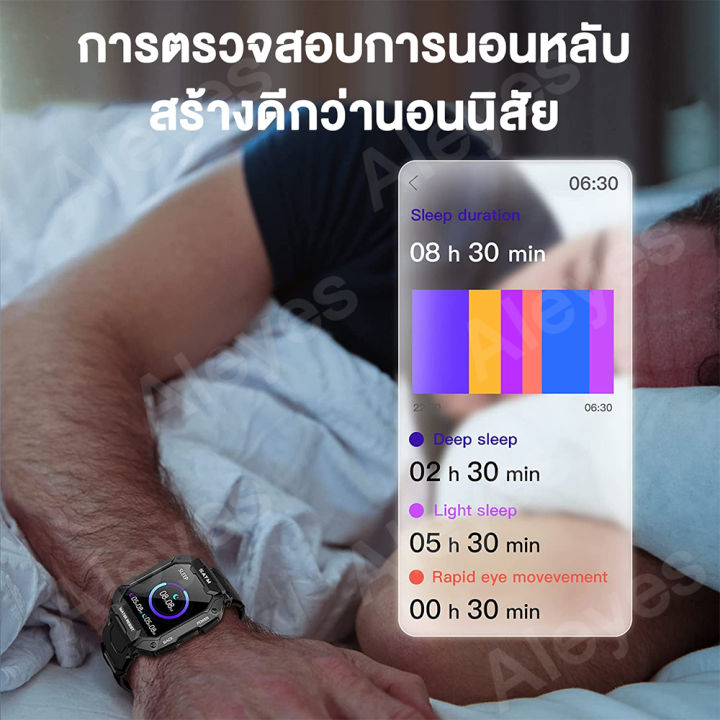 สมาร์ทวอทช์-นาฬิกาวัดหัวใจ-smartwatch-แท้-จอสัมผัส-กันน้ำนาฬิกาออกกำกายนาฬิกาวัดชีพจรนาฬิกานับก้าวการตรวจสอบกีฬใช้ได้กับ-android-และ-ios