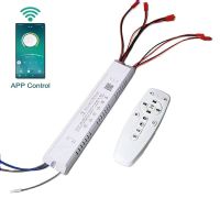 LED Driver 2.4G Remote+APP Control 40-72W×4/30-50W Intelligent Lighting Transformer For Dual Color Fexible Strip Chandelier DIY Electrical Circuitry P