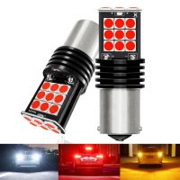 2x Car LED Reversing Light BA15S P21W 1156 Bulb White Auto Lamp Error Free DC 12V 6000K For VW Passat B5 B6 Golf 4 2001-2010