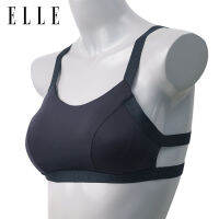 บราท็อป แบรนด์ ELLE **ของแท้** บราเสริมฟอง ไร้โครง แบบสวมหัว  LH1746  **size M -LL ** สไตล์ฝรั่งเศส ให้ลุคสตรีท sporty สายแฟ ห้ามพลาด !!!