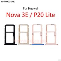 ช่องเสียบซิมเครื่องอ่านการ์ดซิมช่องเสียบบัตรที่ใส่ถาดสำหรับ Nova 3E / P20 Lite