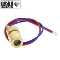 ☢ TZT 10PCS 5V 650nm 5mW Adjustable Laser Dot Diode Module Red Sight Copper Head Mini Laser Pointer