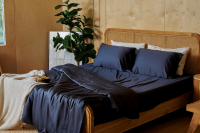 ? เซ็ตผ้าปูที่นอนใยไผ่ Bed Sheets SET 100% Pure Bamboo สีเทาเข้ม • Midnight Gray ?