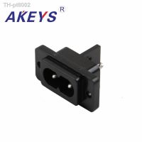 ❍﹍  10 PCS AC-004A AC Power Inlet Socket Two - hole weldable socket eight character socket