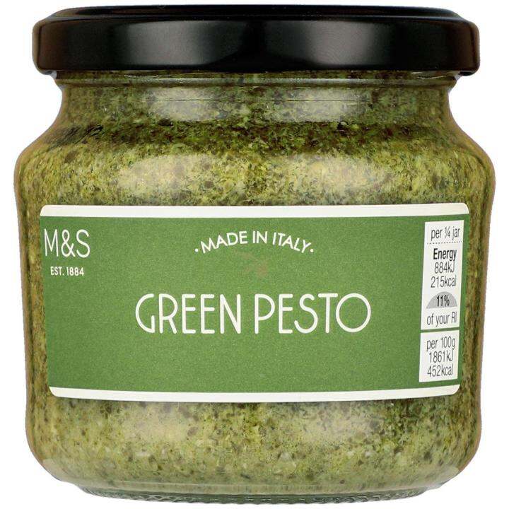 M&S Made in Italy Green Pesto 190g x1 Marks and Spencer Authentic Pasta