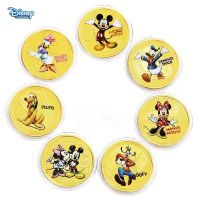 Disney Mickey Mouse Mickey Commemorative Coin Cartoon Peripheral Collection Coin Donald Duck Children 39;s Toys Gift Letter Coin