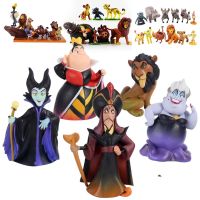 3-5-6-7-9-12 Pcs/Set 14cm The Lion King Simba Animal PVC Action Figure Mickey Mouse Princess Cinderella Queen Model Toys Gift