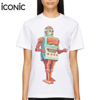 iCONiC ORANGE ROBOT T-SHIRT #5430 เสื้อยืด พิมพ์ลาย หุ่นยนต์ สีส้ม เสื้อยืดแฟชั่น เสื้อยืดสีขาว เสื้อยืดผญ เสื้อยืดผช เสื้อยืดลาย