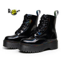 Doc Dr.Martens Air Wair 1460 มาร์ตินบู๊ทส์ 6-ตารองเท้าแพลตฟอร์มหนังแท้นางแบบคู่รักรองเท้าทำงานUnisex