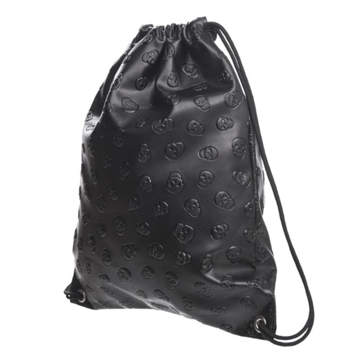 new-unisex-bag-skull-drawstring-fashion-sport-travel-outdoor-backpack-bags