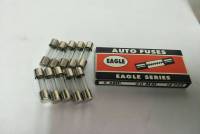 AUTO FUSES EAGLE SERIES หลอดฟิวส์แก้ว20มิล(แพค10ชิ้น).5a, 1a, 2a, 3a, 5a, 10a, 15a, 20a, 25a, 30a, 50aใช้กี่แอมกรุณาทักแชท