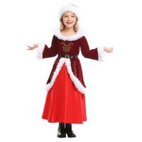 7C159 ชุดเด็ก ชุดคริสต์มาส ซานตาครอส ซานต้า แซนตี้ Dress for Children Santa Santy Suit Christmas Santa Claus Costumes Festival Cosplay Fancy Outfit