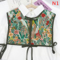 Women Embroidered Shoulder Scarf Shawl Wrap Floral Shirt Fake Collar Decorative thumbnail