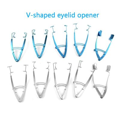 Bangerter Eye Speculum V-Shaped Open Eyelid Adjustable Opener Eyelid Tool Ophthalmic Instruments