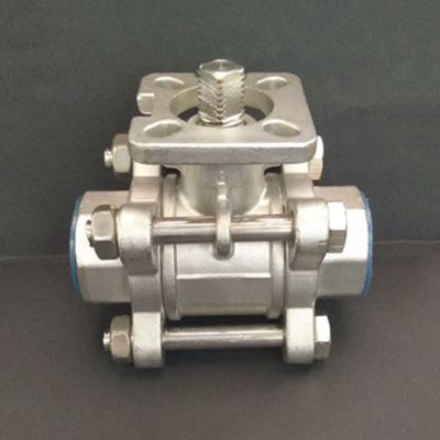 【hot】☌✖  ball valve stainless steel three-piece with high platform straight for oil gas air DN15-DN50