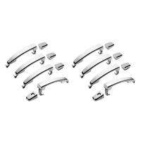 8Pcs Chrome ABS Door Outer Handle Covers for Captiva Sport/Aveo/ Vue 96468254 96468266 96468266