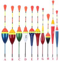 【LZ】✹  2PCS 4.5/3/2.5/1.2/0.8/0.6g Fishing Float Set Buoy Bobber Fishing Light Stick Float Carp Fluctuate Mix Size Fishing Float Buoy