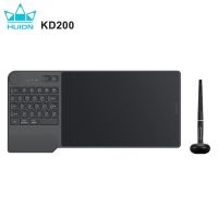 【YF】 HUION Graphics Tablet OSU Game Keydial KD200 Tablets Battery-Free Pen Wireless Digital Graphic Drawing with Keyboard