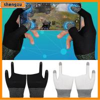 SHENGZU หน้าจอสัมผัสที่ละเอียดอ่อน สำหรับเกม pubg ปลอกสวมนิ้ว กันเหงื่อ ถุงมือเล่นเกม ฝาครอบตัวควบคุมเกม ฝาครอบถุงมือปลายนิ้ว ตัวควบคุมเกมโทรศัพท์