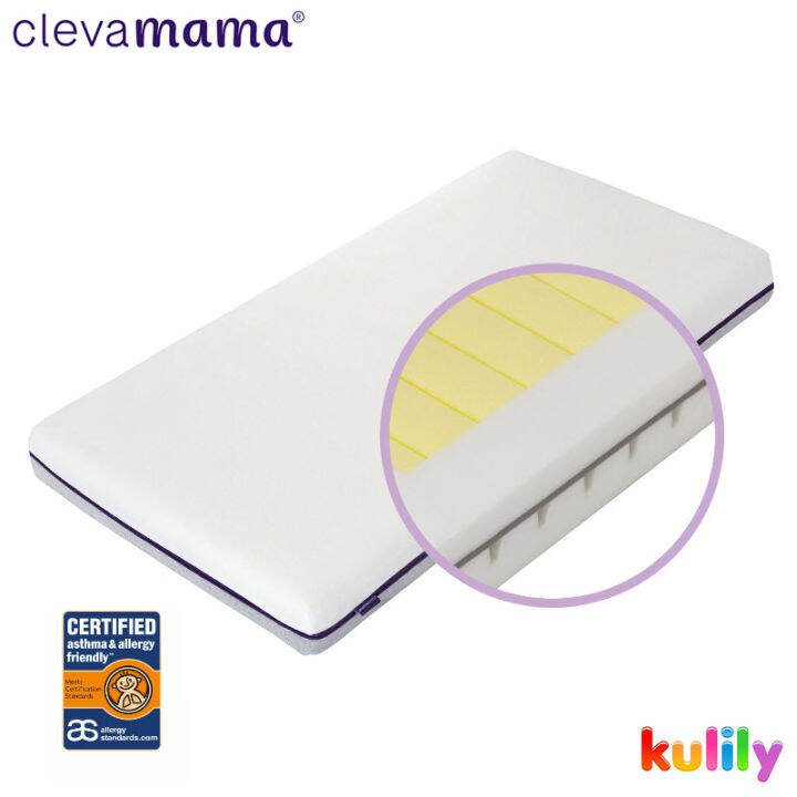 Clevamama Premium AirGo Support Baby Mattress Cot & Cot Bed (2 Sizes