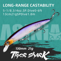 【Cw】ASINIA 13cm 21g SP depth1.8m Top fishing lures Wobbler hard bait professional quality minnow for fishhing tackles ！