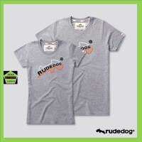 Rudedog เสื้อคอกลม ชาย หญิง รุ่น Spirit  สีเทาอ่อน