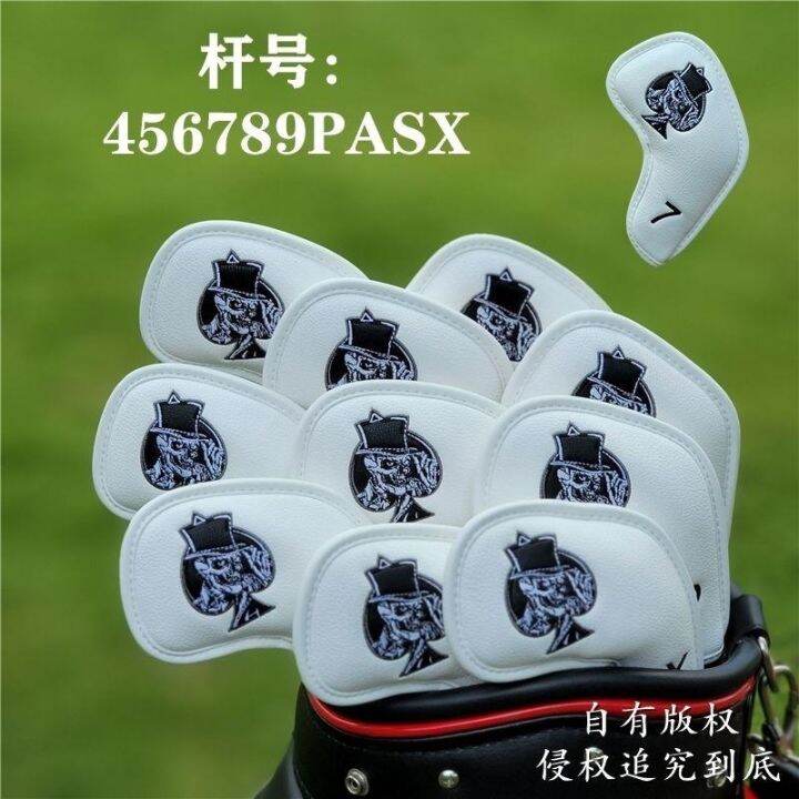 2023-michael-michael-skulls-golf-clubs-set-of-push-rod-head-wood-set-ball-head-protective-cap-set